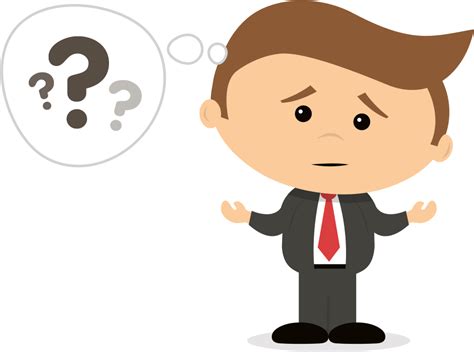 Confused Person Png Animated Confused Man Clipart Png Free