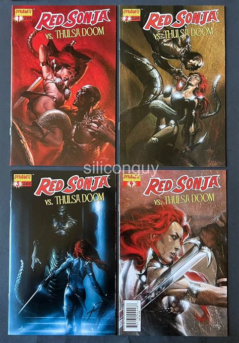 Red Sonja Vs Thulsa Doom 1 4 Ltd Series Complete Sets Covers A And B