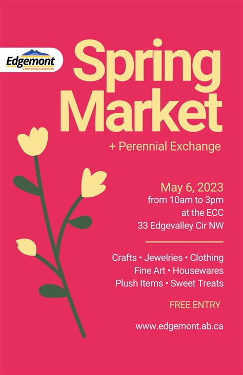 Spring Market Perennial Exchange Edgemont Community Association