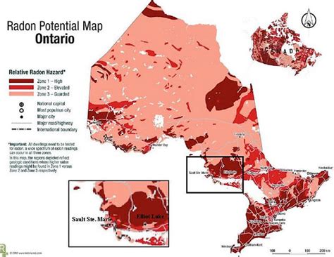 Radon Canada Map