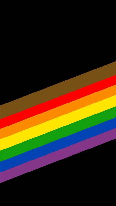 Download Lgbt Pride Rainbow In Diagonal Iphone Wallpaper