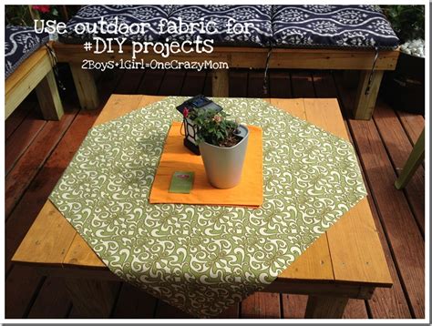 Simple Diy Outdoor No Sew Fabric Projects 2 Boys 1 Girl One