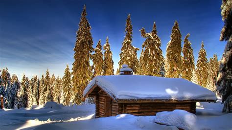 Winter Cabin Wallpaper (71+ pictures)