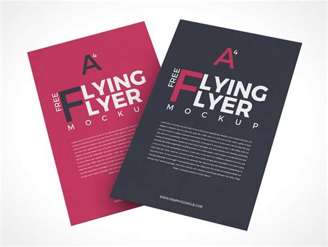 Maybe you would like to learn more about one of these? Floating A4 Flyer Sheets Front & Back PSD Mockups - PSD ...