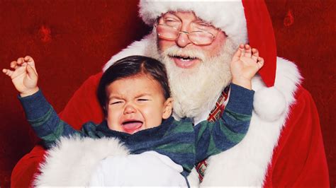 Kid Scared Of Santa Youtube