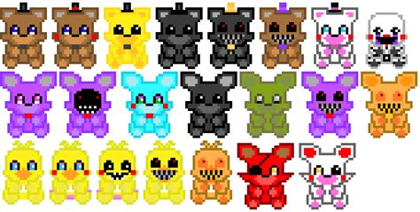 Fnaf Pixel Art Collage Five Nights At Freddys Posters And Art My Xxx Hot Girl