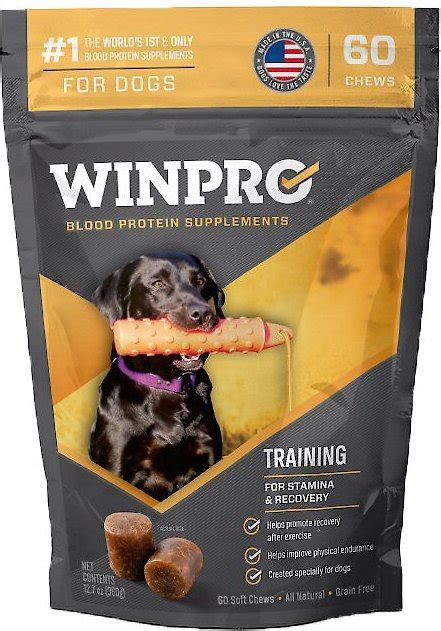 Winpro Pet Training Blood Protein Soft Chew Stamina And Recovery Dog