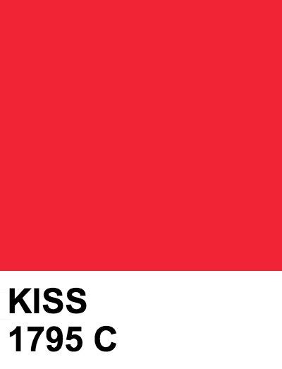 Kiss F02435 1795 C Rouge Pantone Pantone Red Pantone Swatches