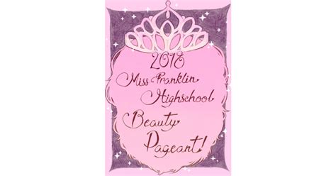 Franklin High School Presents 2018 Miss Franklin High School Beauty