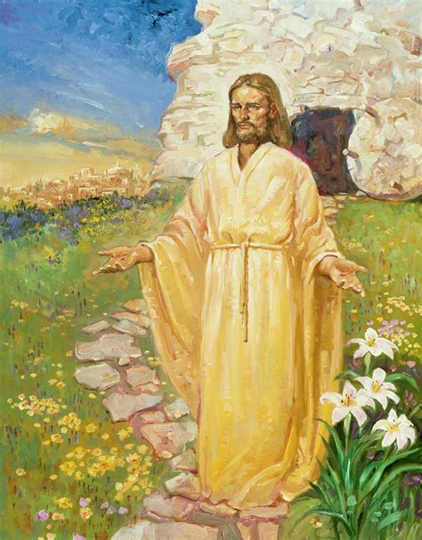Jesus Has Risen Painting By Hal Frenck Fine Art America