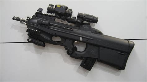556×45mm Assault Black Assault Rifle Fn F2000 4k Nato Rifle Hd