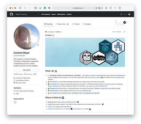 Personalize Your Readme On Github R Bloggers