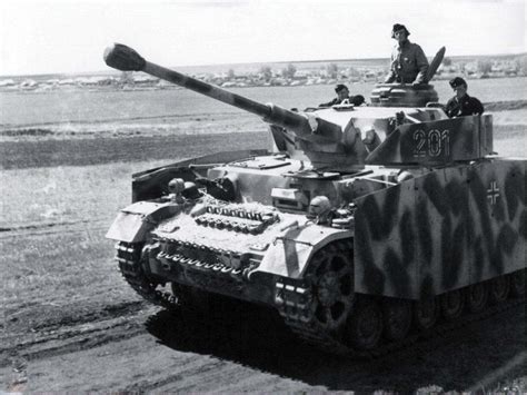 Pziv Pzabt21 Of 20 Pzdiv Kursk 1943 Panzer Iv Tank German Tanks