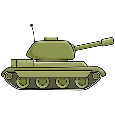 How To Draw A Army Tank Kidnational