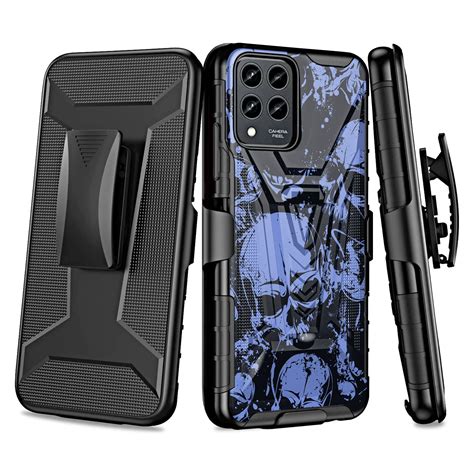 Dalux V Hybrid Kickstand Holster Phone Case Cover Compatible With T