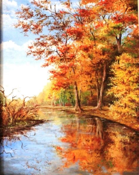 Fall Landscape Painting Lanscape Painting Landscape Paintings Acrylic