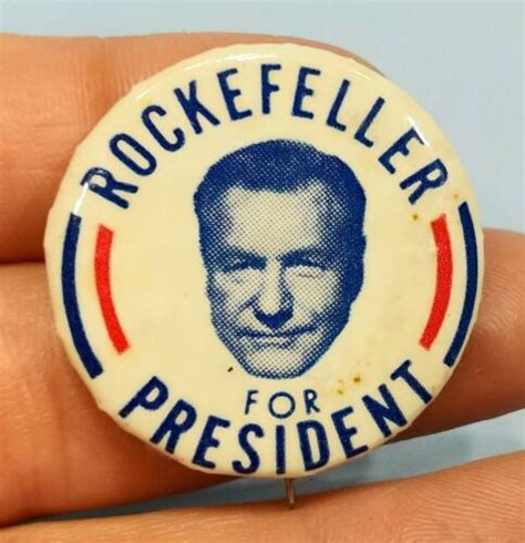 Vintage Nelson Rockefeller 1968 Presidential Campaign Pinback Button Ebay