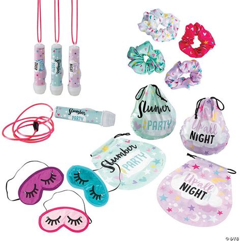 Slumber Party Favor Kit For 12 Guests Oriental Trading In 2021