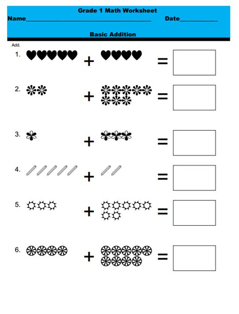 The following is a list of worksheets and other materials related to math 122b and 125 at the ua. 1st Grade Math Worksheets - Best Coloring Pages For Kids