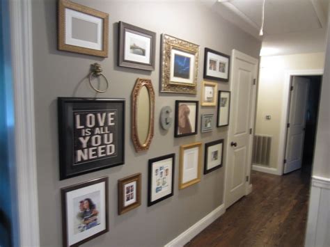 Just A Touch Of Gray Hallway Gallery Wall Done