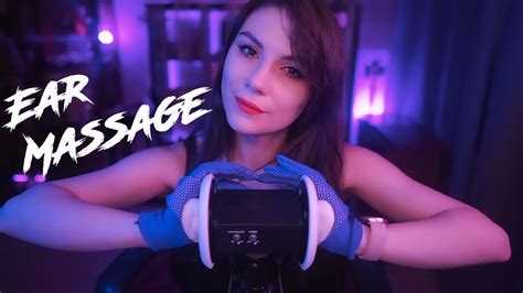 Asmr Ear Massage With Fabric Gloves 💎 No Talking 3dio Youtube