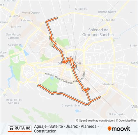 Ruta Horarios Paradas Y Mapas Aguaje Satelite Juarez Hot Sex Picture