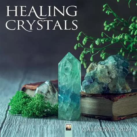 Healing Crystals Wall Calendar 2024 Art Calendar By Flame Tree Studio