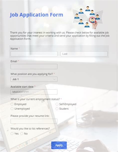 Our job search engine is built with powerful technology that aims to match the right job opportunities with the right people. How to create a Job Application Form Online ...