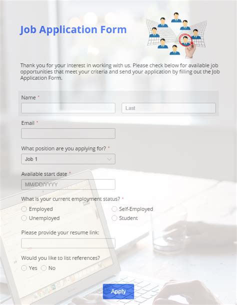 Visit the links for application instructions within three weeks of the application deadline, nyu will let you know that we have received your application and give you information about how to track your status. How to create a Job Application Form Online ...