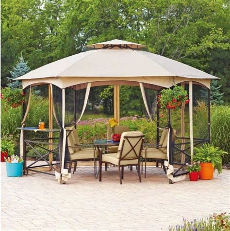 Hampton bay pergola replacement canopy gfm00467fc. Surprising gazebo canopy 10x10 replacement just on ...
