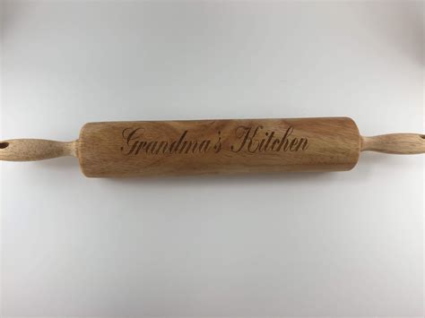 Personalized Rolling Pin Etsy Personalized Rolling Pin Rolling Pin