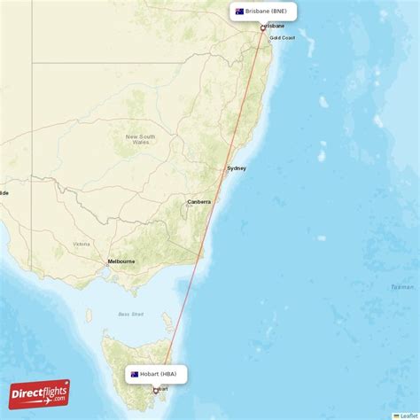 Direct Flights From Brisbane To Hobart BNE To HBA Non Stop