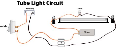 Fluorescent Lamp Circuit Diagram With Capacitor