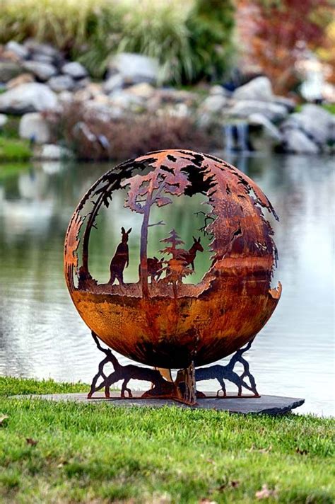 Here we will list the top three fire pits under $50 that we think worth the money. Down Under Australia Fire Pit Sphere