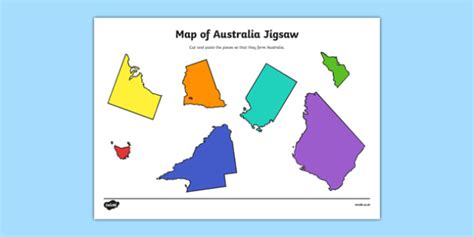 New blue opal 1000 jigsaw puzzle geographic map australia adventurers & dreamers. Australia Map Jigsaw Puzzle Printable | Twitterleesclub