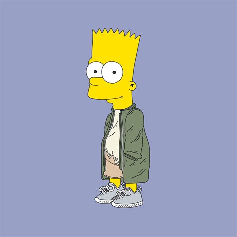 Bart Simpson Simpson Wave Bart Simpson Art Homer Simpson Mood Wallpaper Pastel Wallpaper