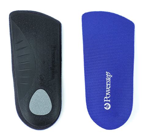 Powerstep 34 Length Slimtech Arch Support Insole Womens Blue Size