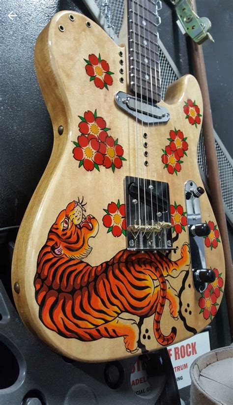 Custom Painted Electric Guitars