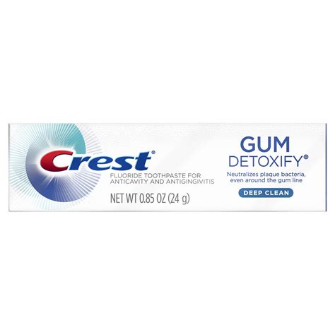 Crest Gum Detoxify Deep Clean Toothpaste 85 Oz