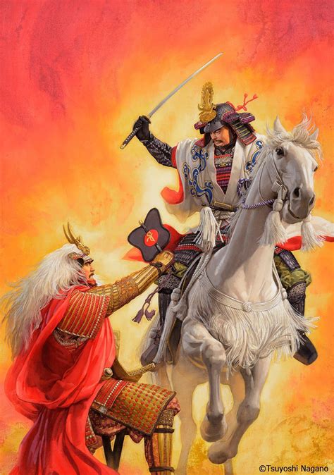 Duel Between Takeda Shingen And Uesugi Kenshin At The Battles Of