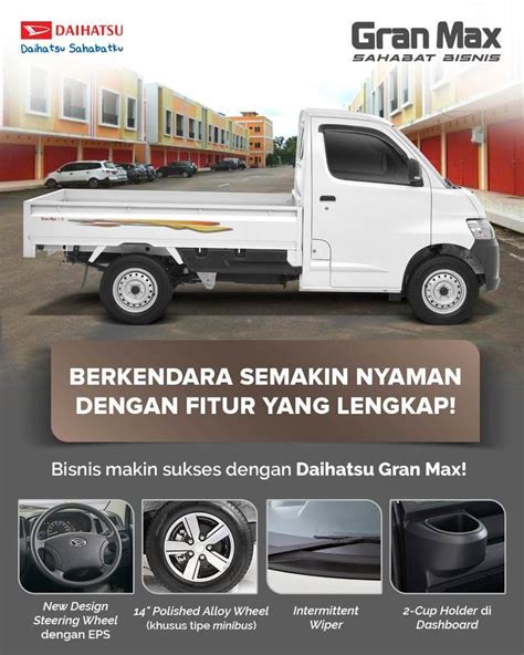 Brosur Spesifikasi Deskripsi Produk Daihatsu Gran Max Pick Up