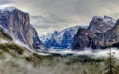 Bing Automatic Wallpaper View In Yosemite National Park