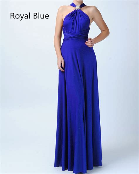 Royal Blue Maxi Infinity Dress Long Prom Dress By Uriyeas Prom