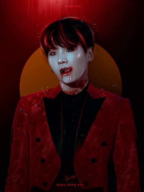 Suga Vampire By Bydurst Bts Yoongi Yoongi Bts Fanart