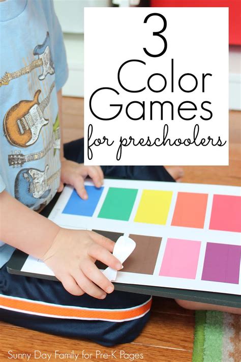 Maybe you would like to learn more about one of these? 3 Fun Colors Games for Preschoolers - Pre-K Pages