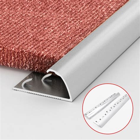 Curved Cover Edging Floor Transition Strip Z Bar Aluminum Carpet Tile