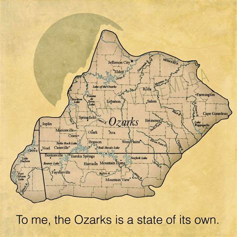 The Ozarks Missouri Arkansas And Oklahoma Ozarks
