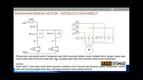 Modul 3 Motor Listrik 3 Fasa Simulasi Interlock Forward Reverse Dengan