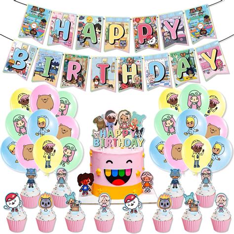 Toca Party Decorations Boca Life Birthday Party Supplies Includes