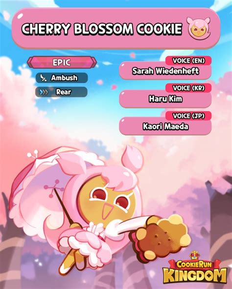 Cookie Run Kingdom Introduces New Cherry Blossom Cookie In Latest